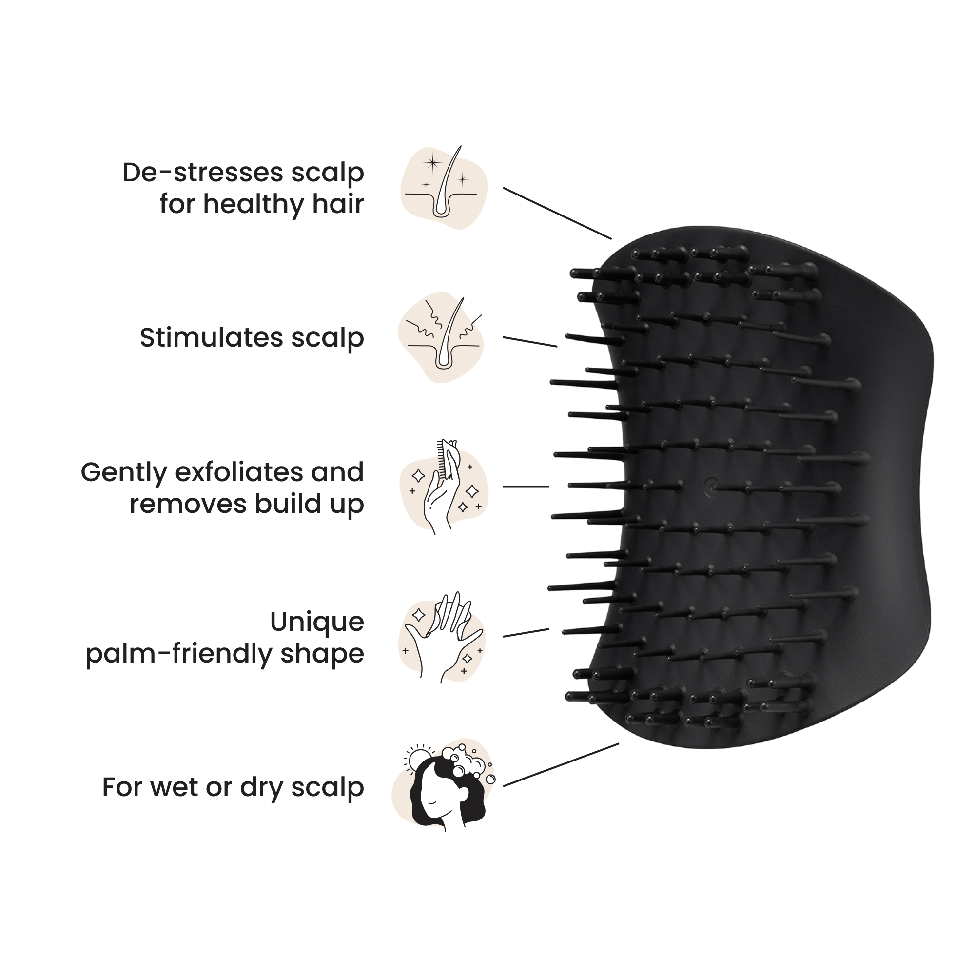 The Scalp BRANELIA MAC PRESTIGE Exfoliator & Massager